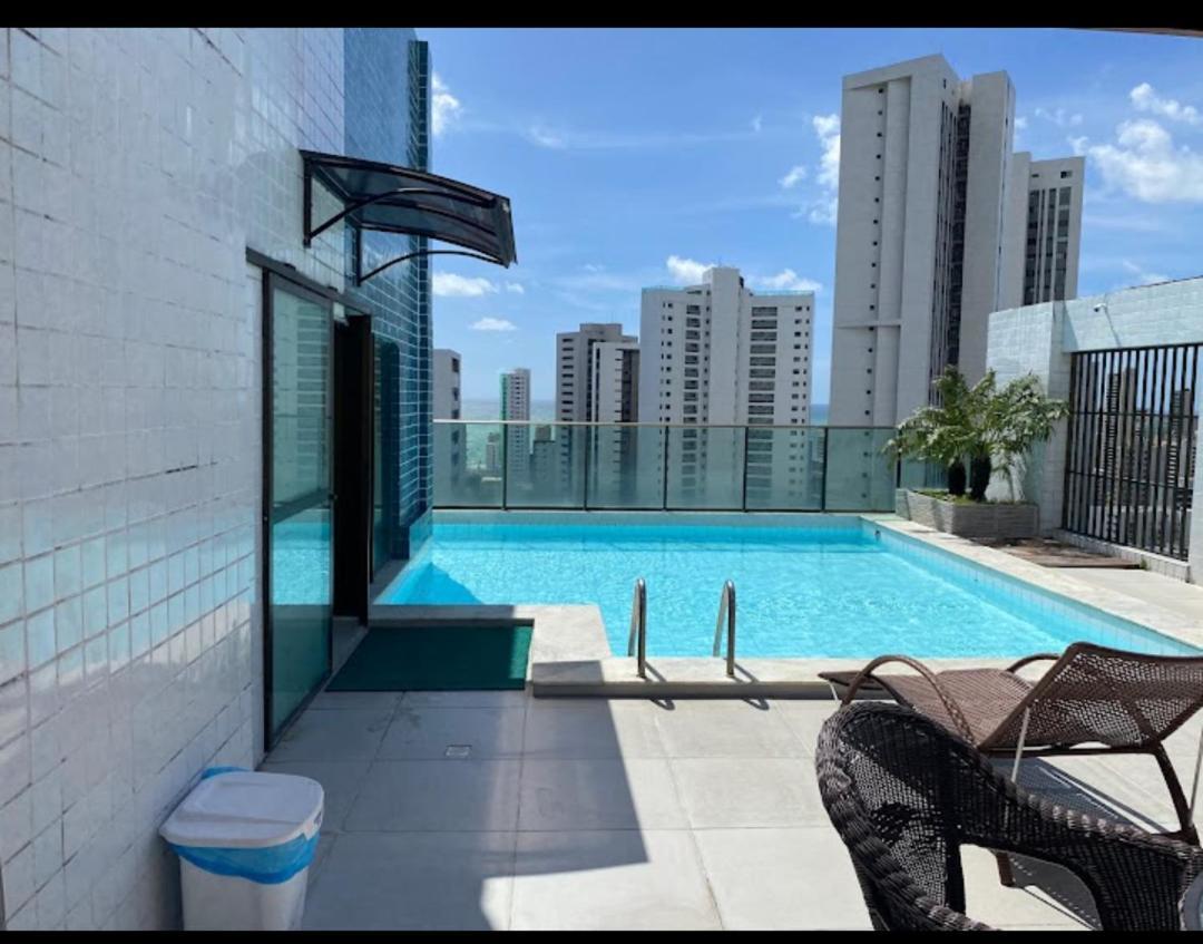 Apartamento Flat De 1Q - Boa Viagem - Recife Apartman Kültér fotó